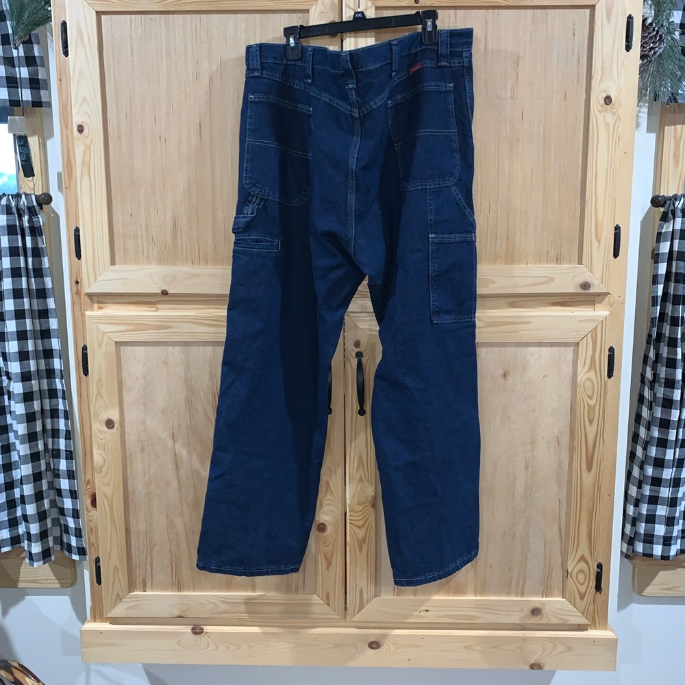 Wrangler blue denim jeans size 42 x 30 - Picture 2 of 3